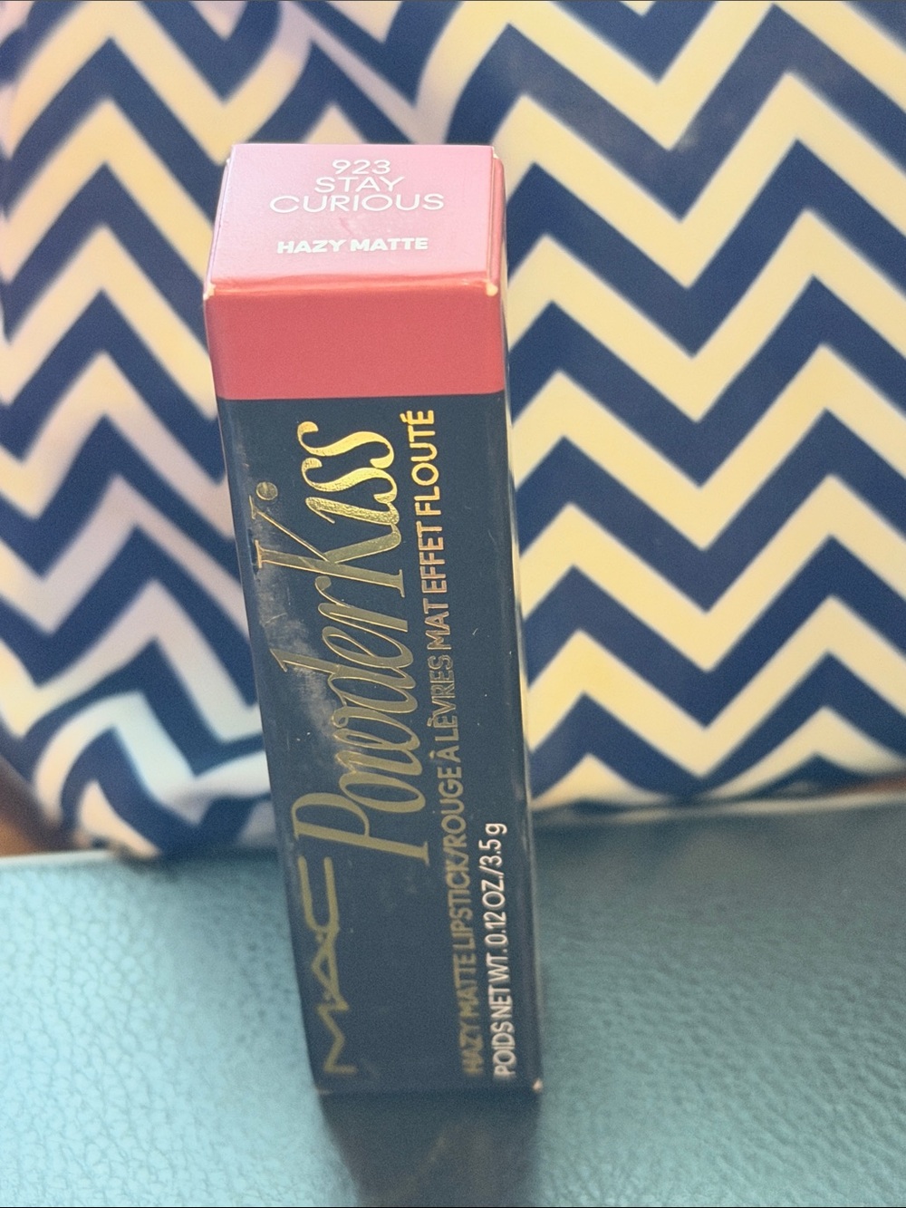 MAC Cosmetics Powder Kiss Lipstick — Stay Curious (Hazy Pink)
